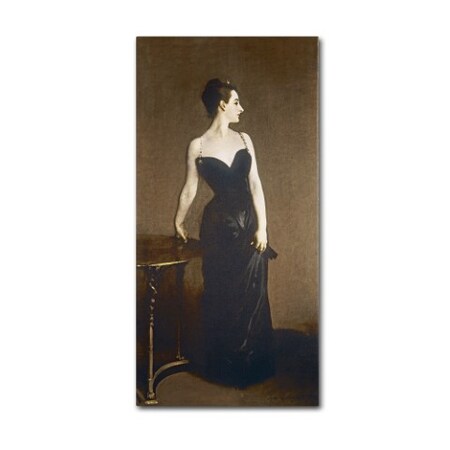 John Singer 'Portrait Of Madame Gautreau' Canvas Art,16x32